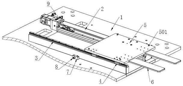 A wafer automatic loading device