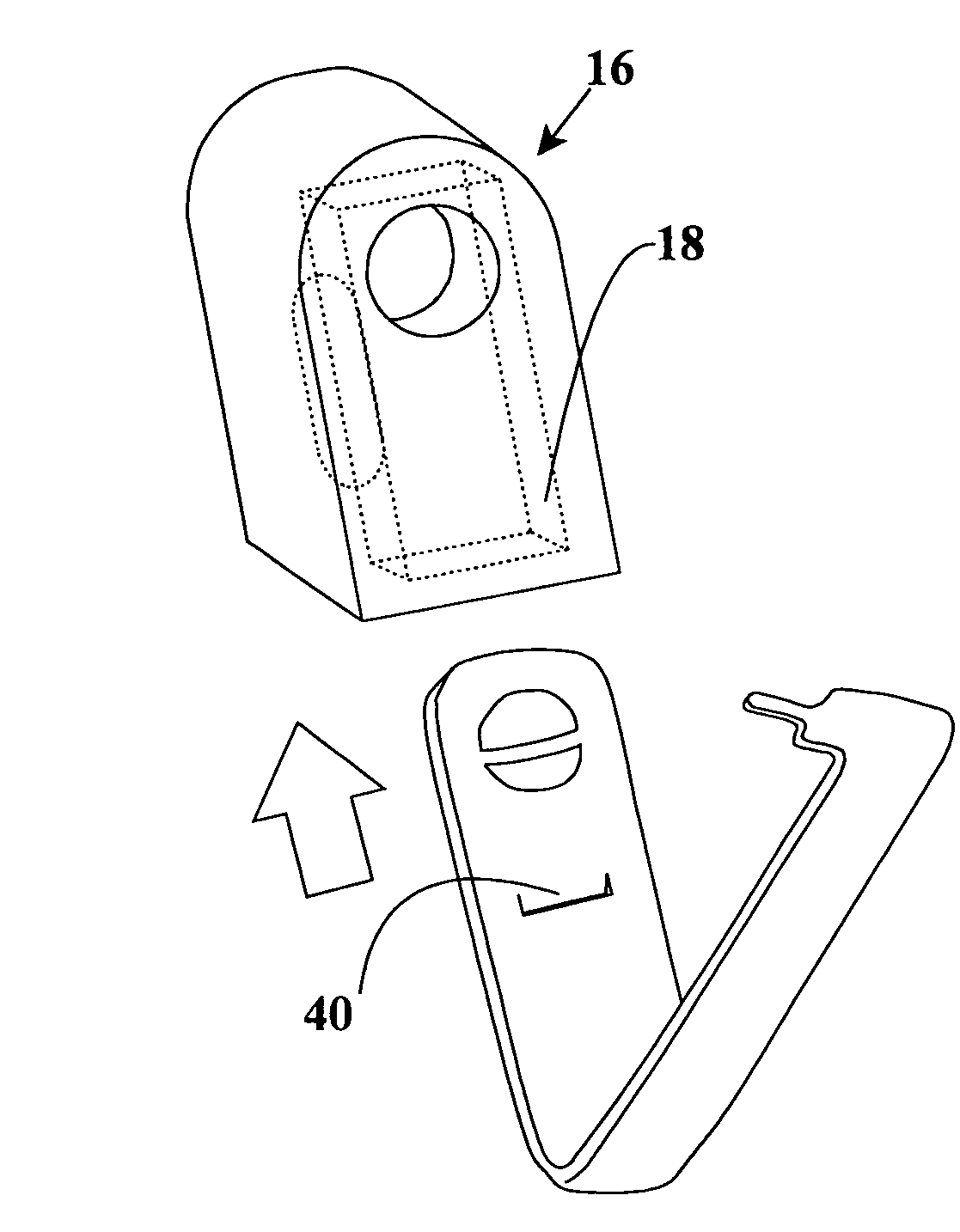 Metal ear tag with electronic identification device