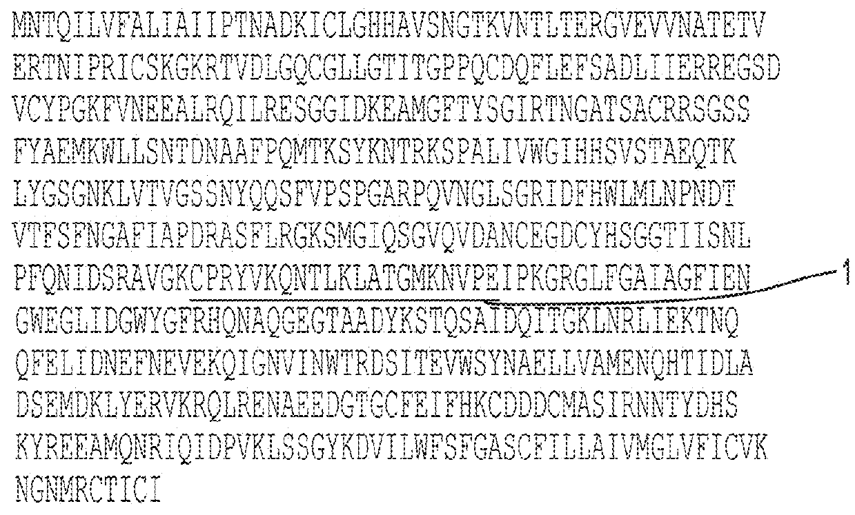 Modified H7 Hemagluttinin Glycoprotein of the Influenza A/Shanghai/2/2013 H7 Sequence