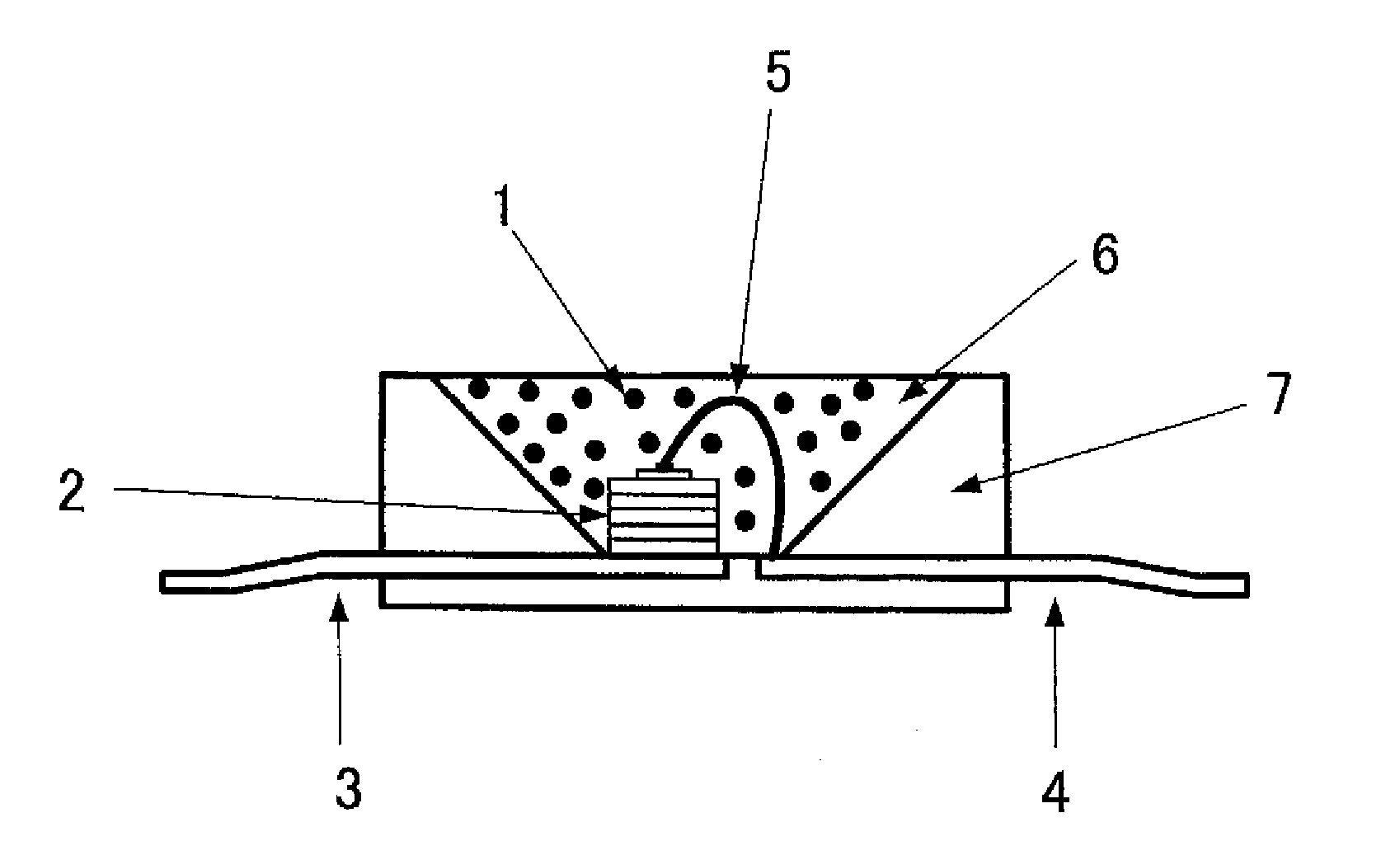 Fluorescent material, process for producing the same, and luminescent device