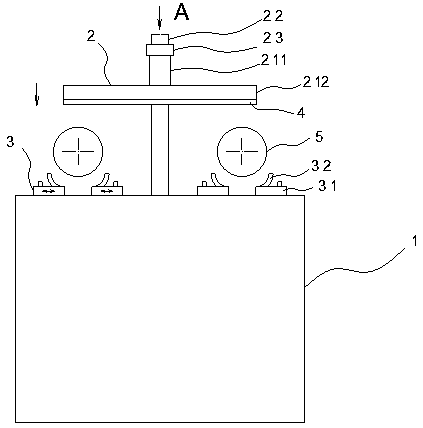 Fixing rack for tapping of oil cylinder