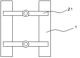 Fixing rack for tapping of oil cylinder