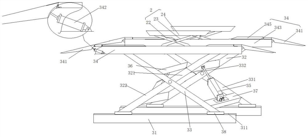 Automatic lifting machine and working method thereof