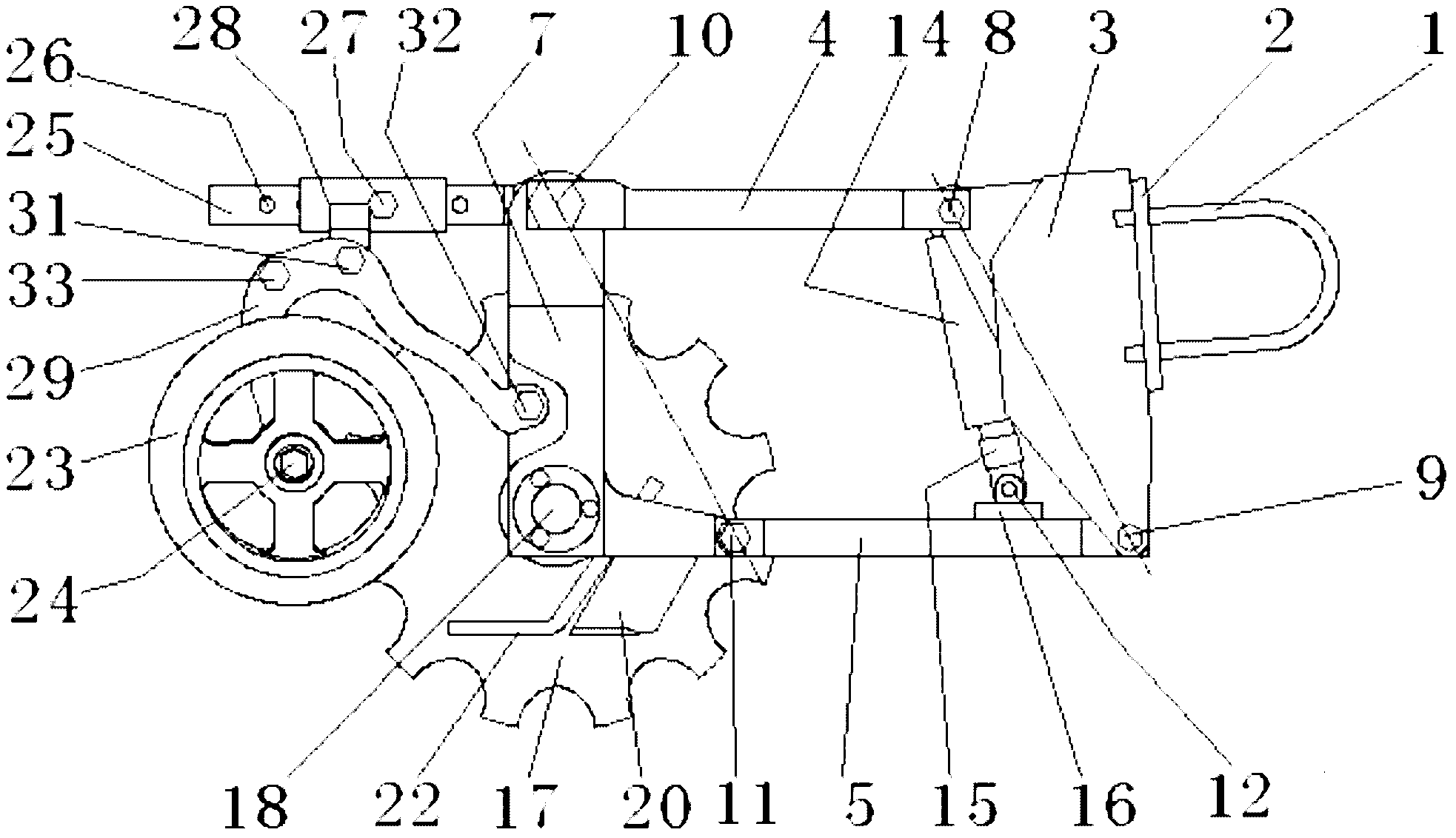 Furrowing and sowing device for separately sowing and applying fertilizer horizontally