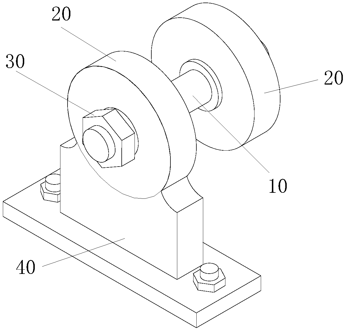 Test system for determining fastening construction scheme