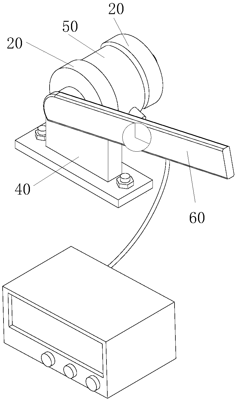 Test system for determining fastening construction scheme