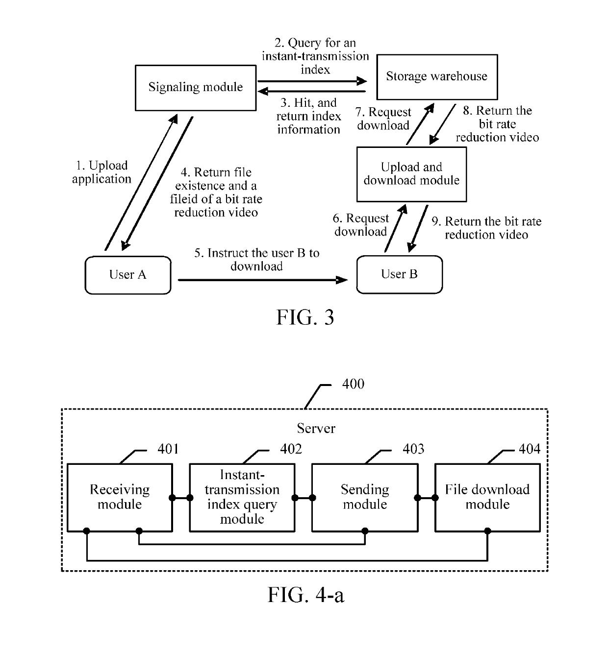 Bit rate reduction processing method for data file, and server