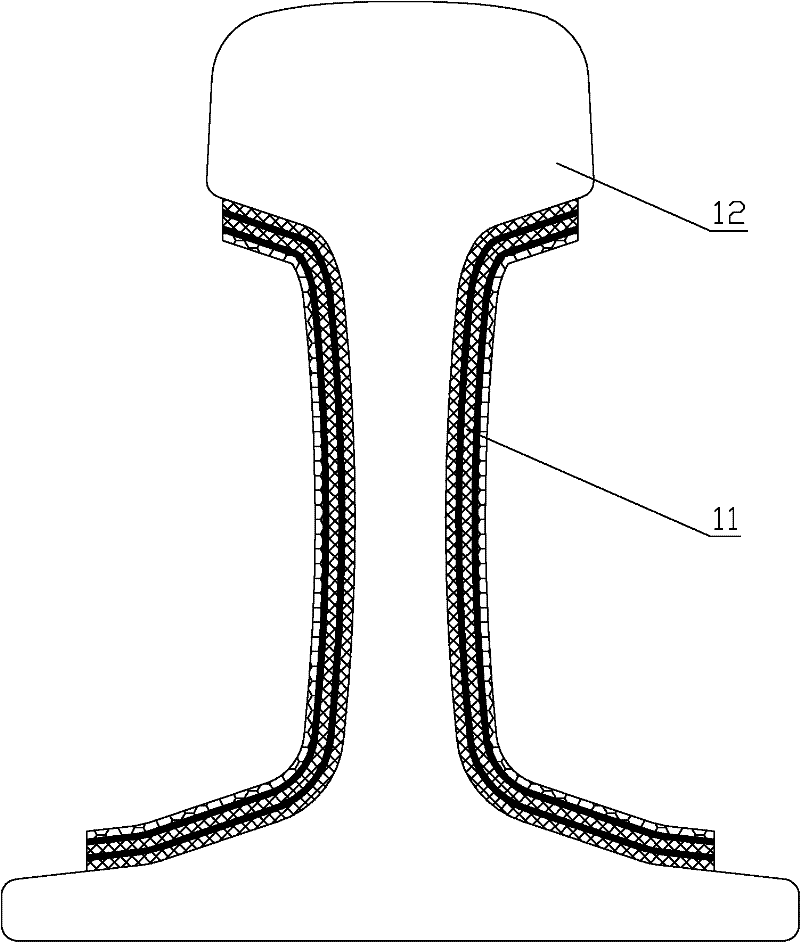 Track damping shock absorber