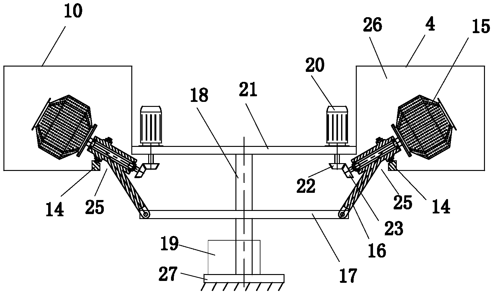 Zipper puller automatic paint spraying device