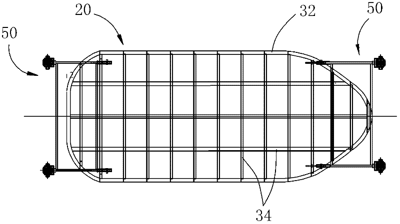 Automatic control lifting type shipyard water supply system