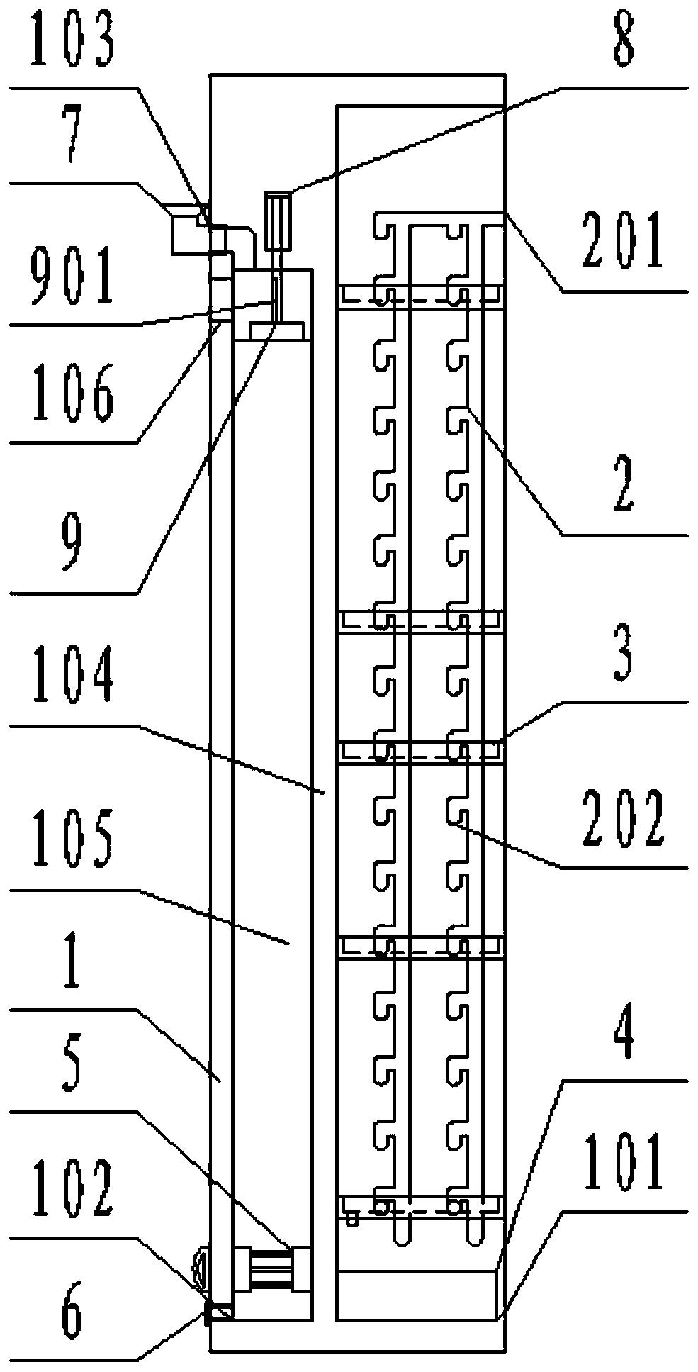 Green building plant integrated wall based on indoor building