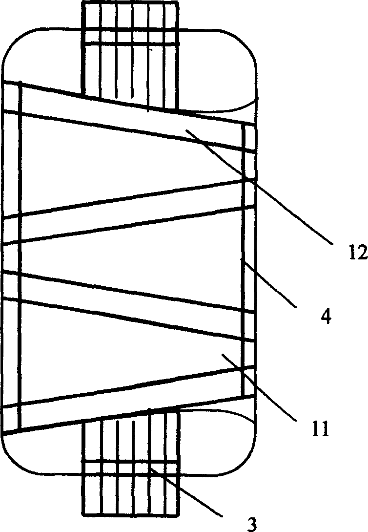 Hybrid-exciting brush-free claw-pole motor