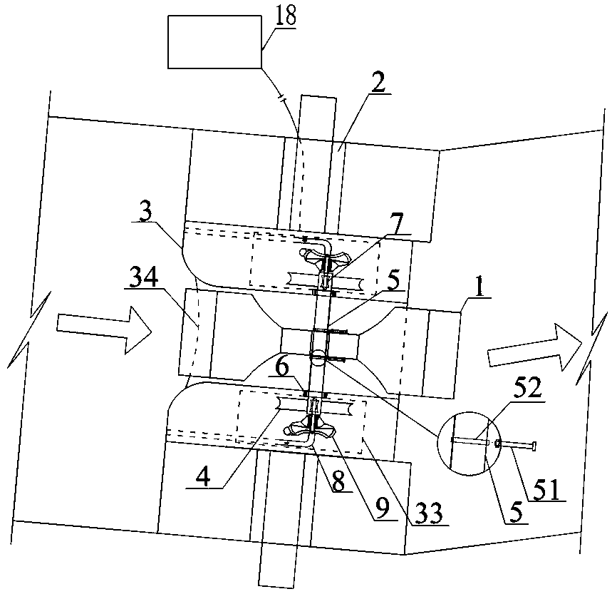 Irrigation work device achieving automatic water fetching and supplying and use method thereof