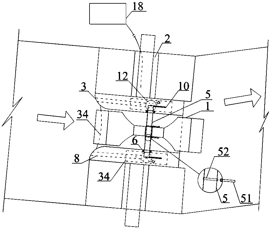 Irrigation work device achieving automatic water fetching and supplying and use method thereof