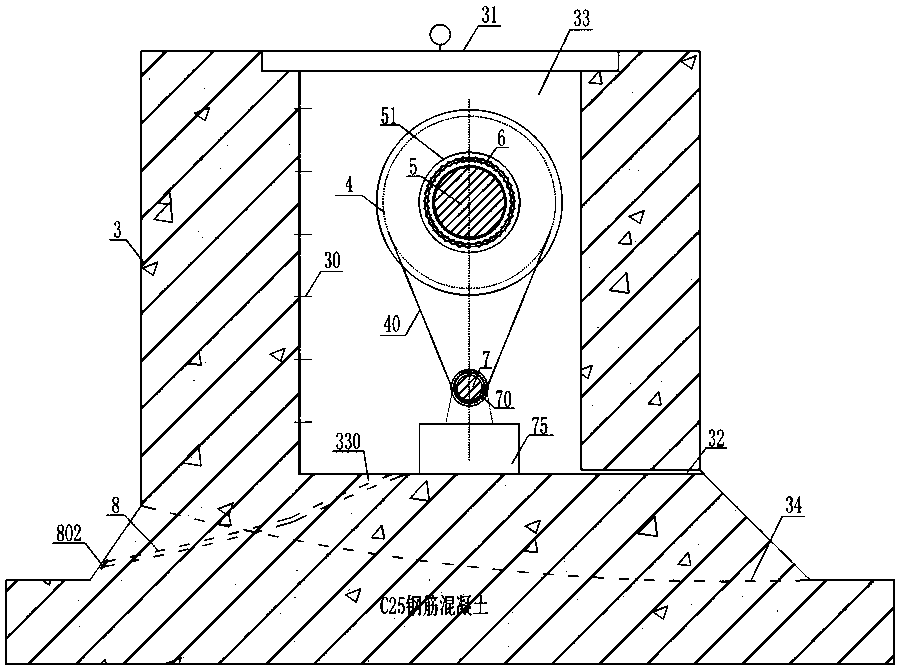 Irrigation work device achieving automatic water fetching and supplying and use method thereof