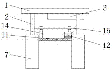 Liftable computer desk