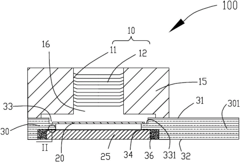 Camera module and camera equipment provided with same