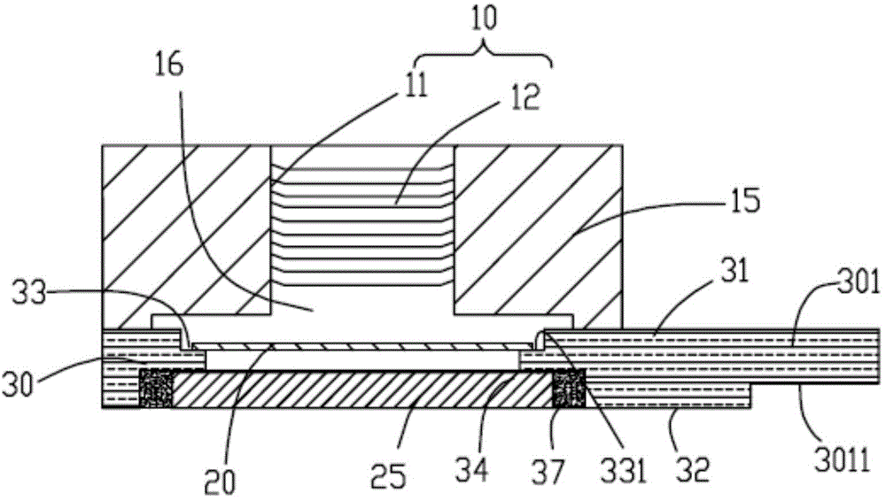 Camera module and camera equipment provided with same