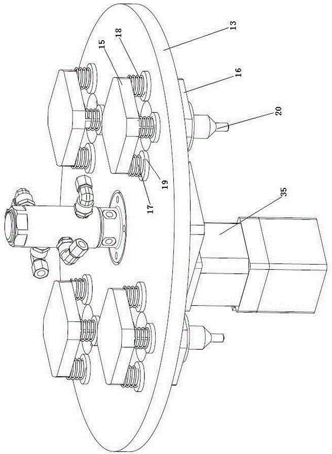 Loading-riveting integrated rotary mechanism