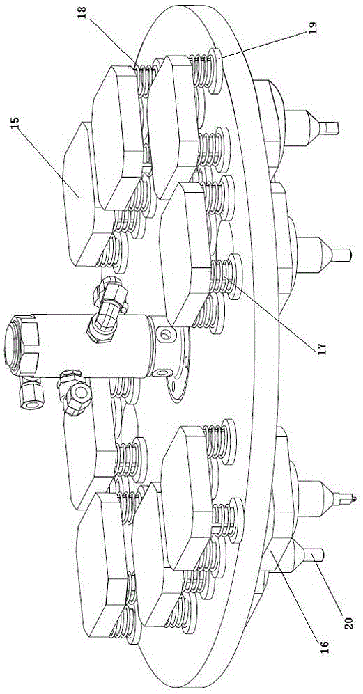 Loading-riveting integrated rotary mechanism