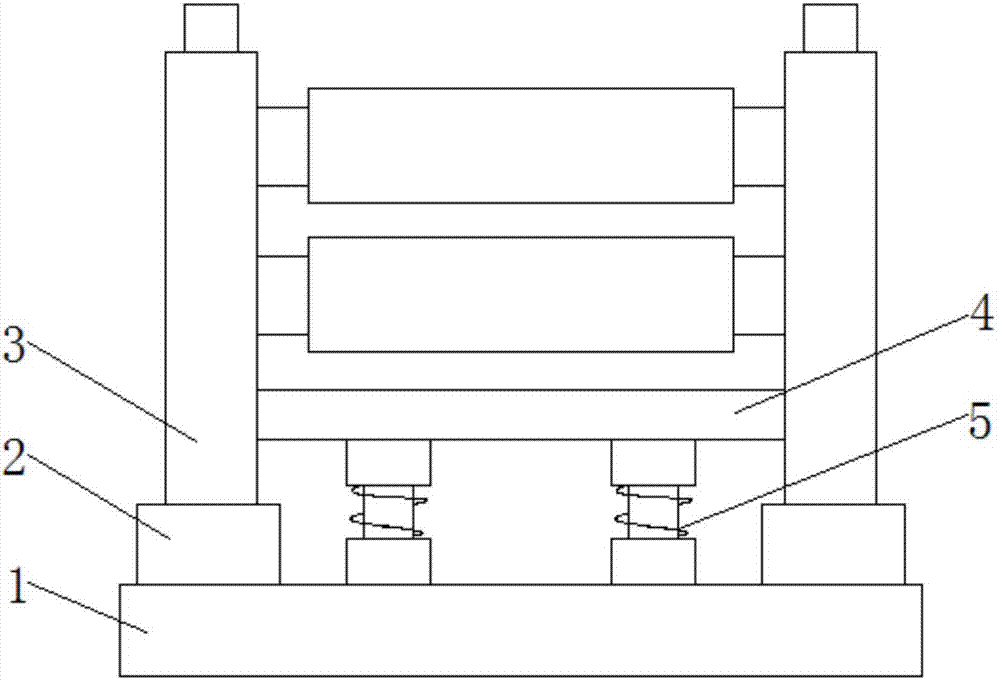 High-safety small padder for printing and dyeing