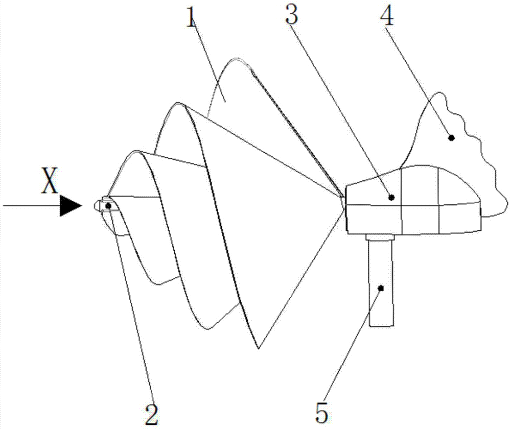 Spiral vortex blade and spiral vortex wind driven generator