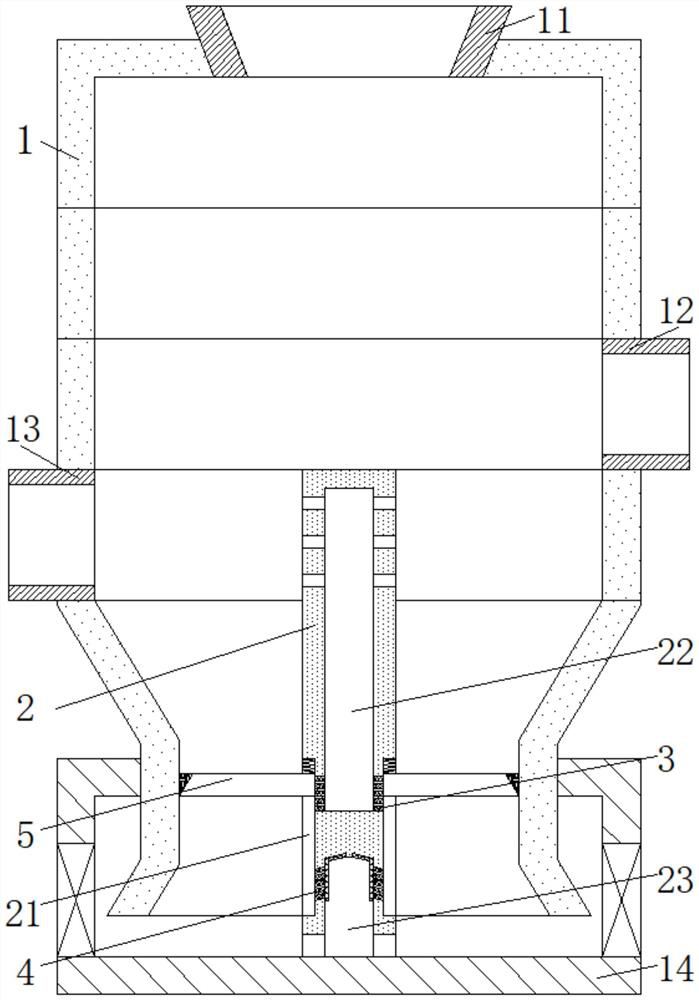 Wet-type deslagging device of biomass gasifier