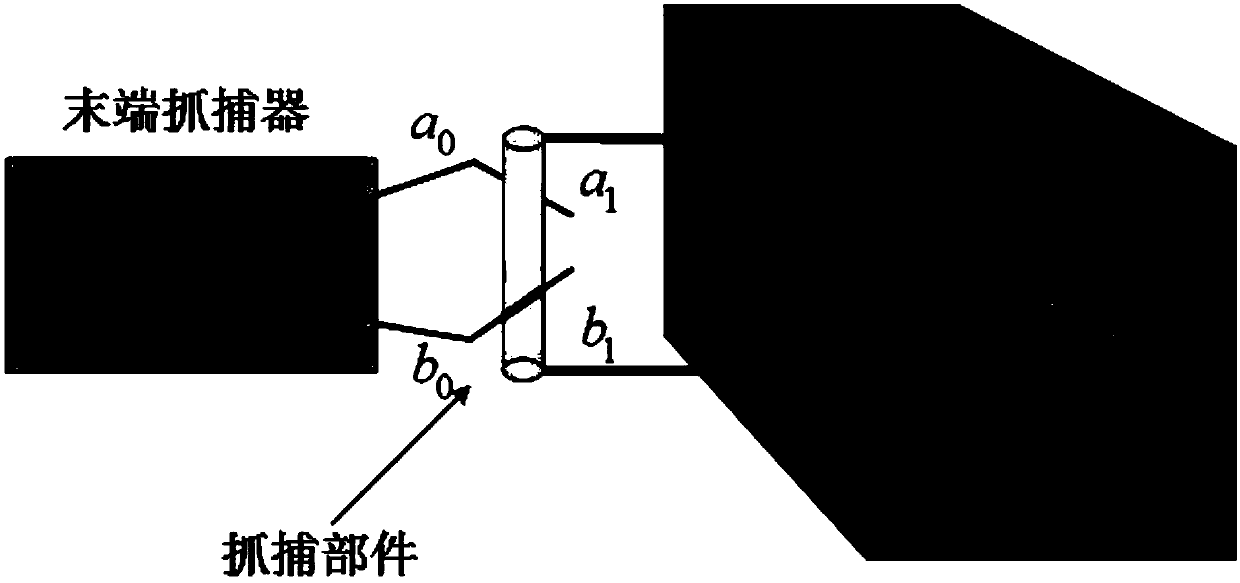 Method for achieving target capturing stability of space robot under continuous collision conditions