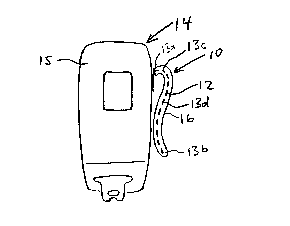 Protective cover for a hanging clip of a tape measure, knife, or other portable object