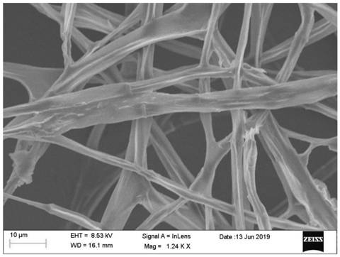 Microbial enrichment preparation method of hypha-based doped supercapacitor material