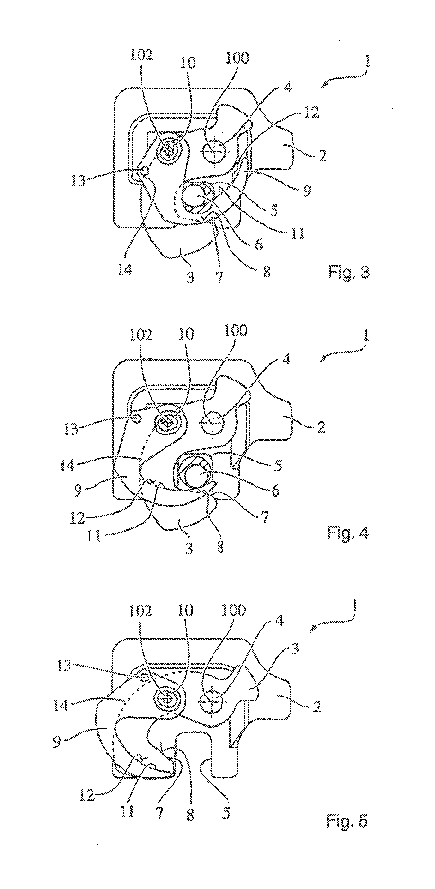 Locking device and a vehicle seat