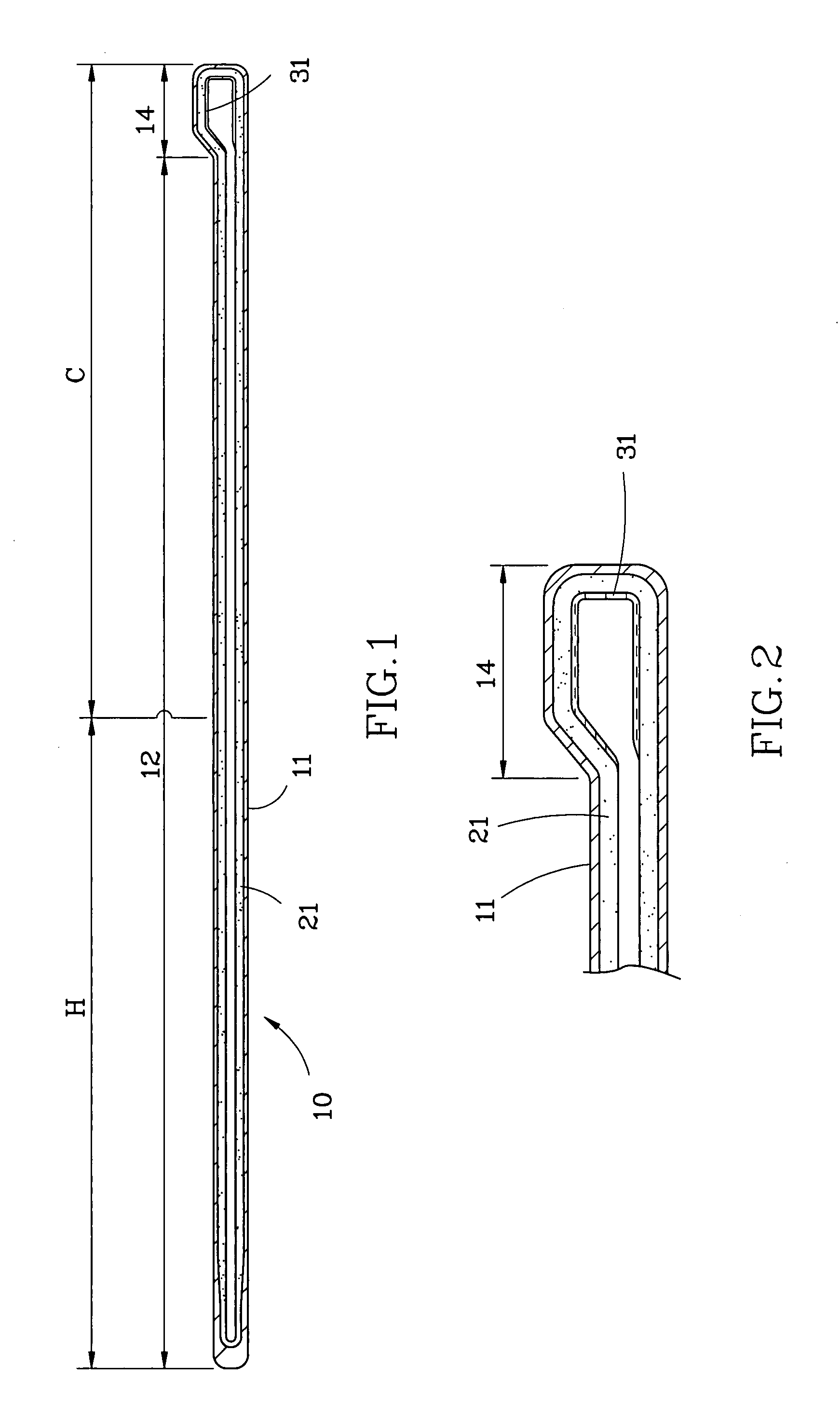 Flat heat pipe