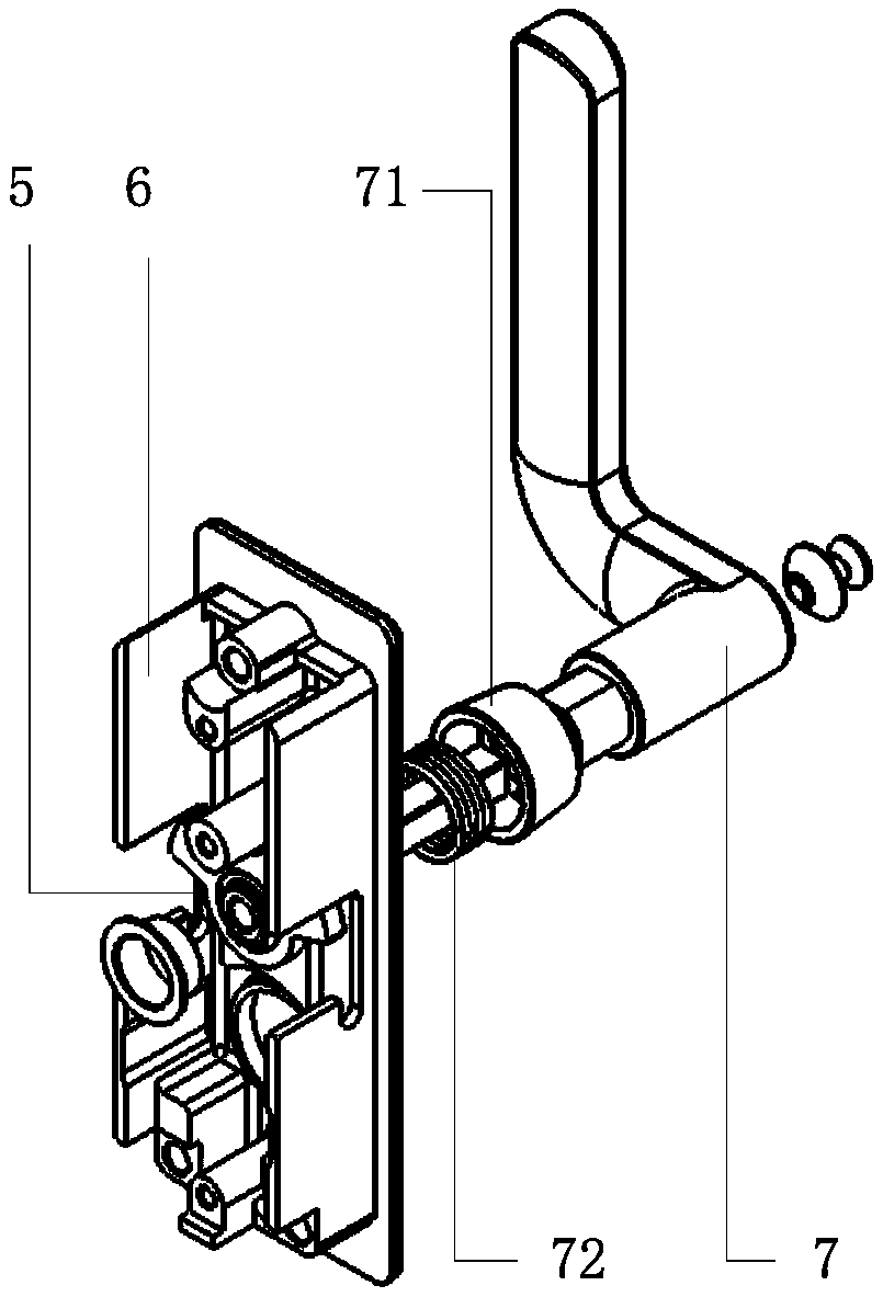 Rail car side door lock and rail car door