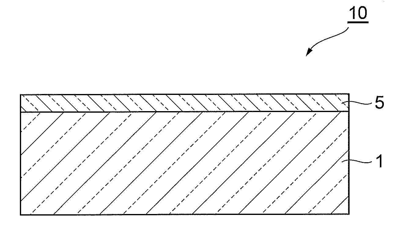 Actinic-light-curable composition, molded polycarbonate resin object with a cured film, and manufacturing method therefor