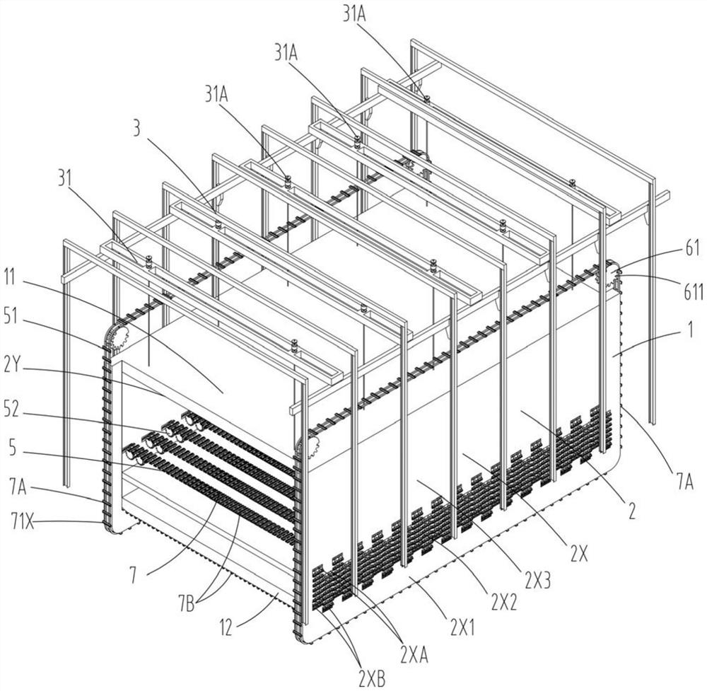 Sinking construction device for fabricated underground building