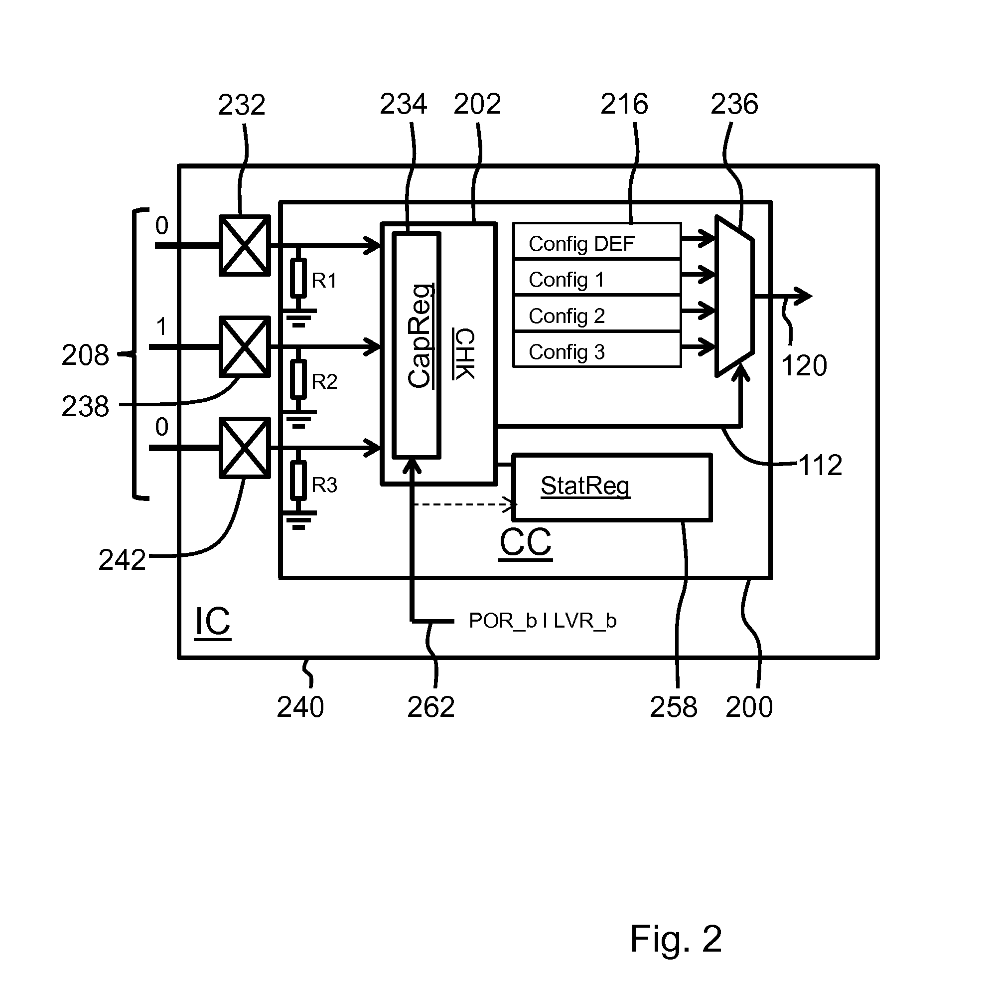 Configuration controller for and a method of controlling a configuration of a circuitry