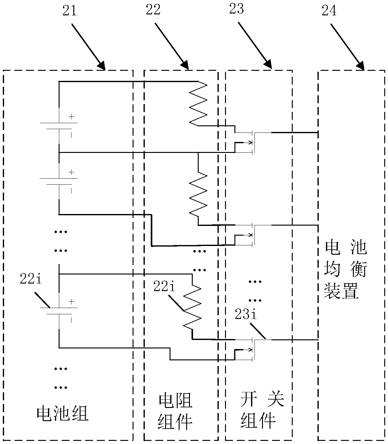 Battery balancing method, device and battery system