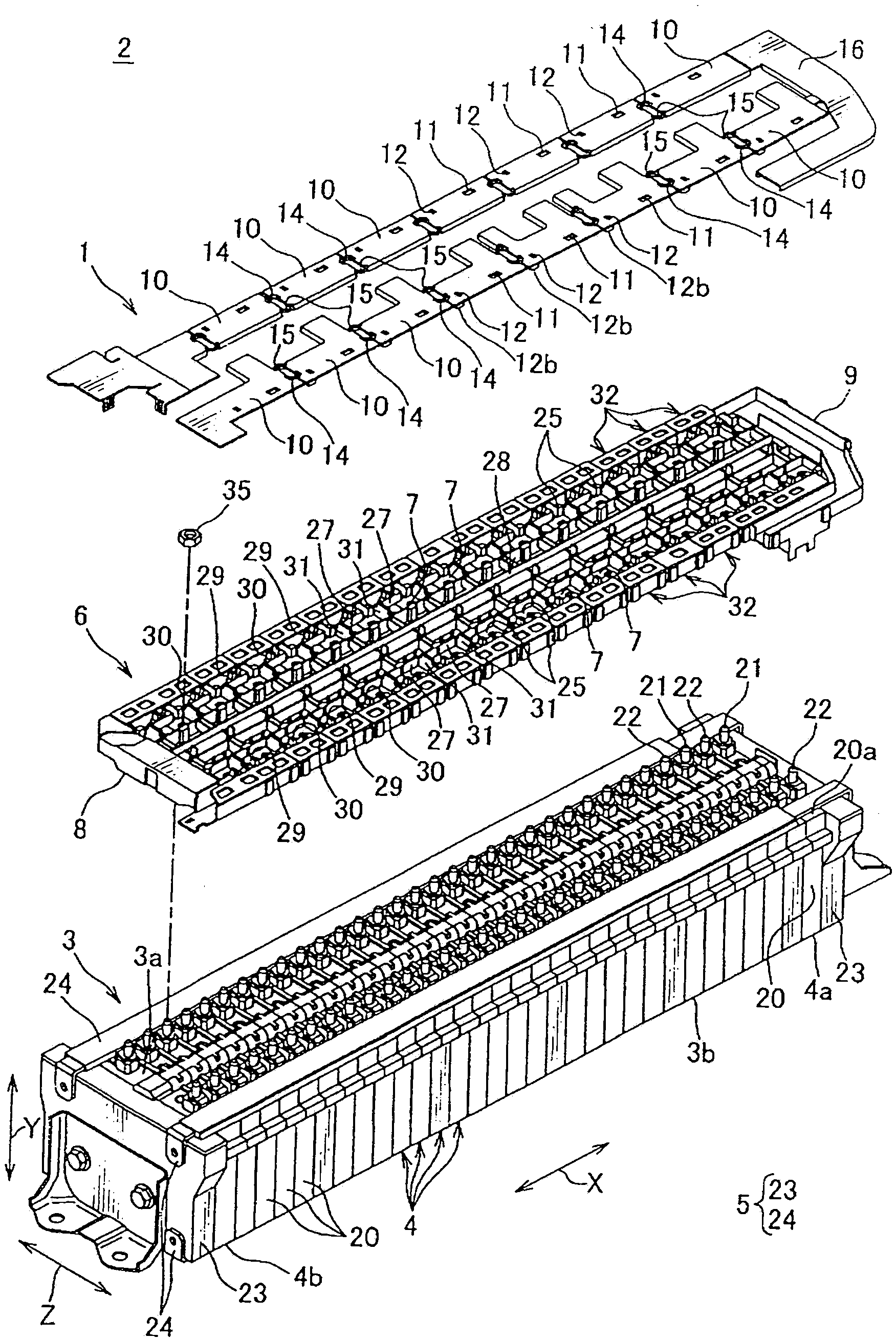 Cover member and power supply device equipped with this cover member