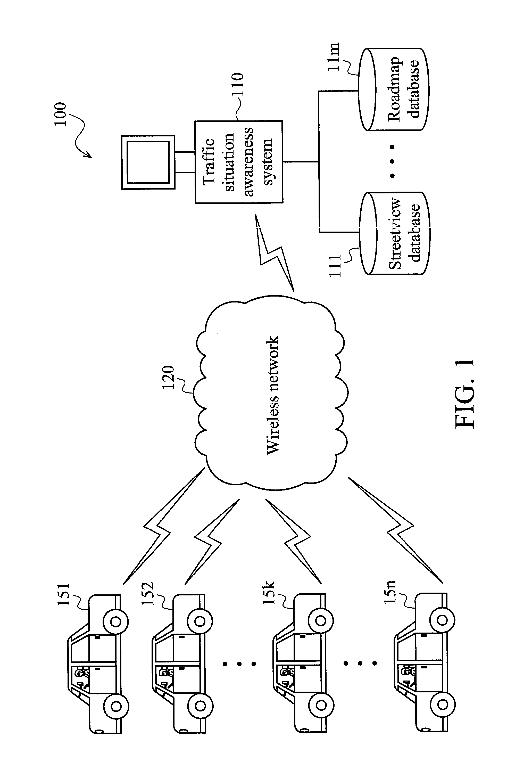 Real-time traffic situation awareness system and method thereof