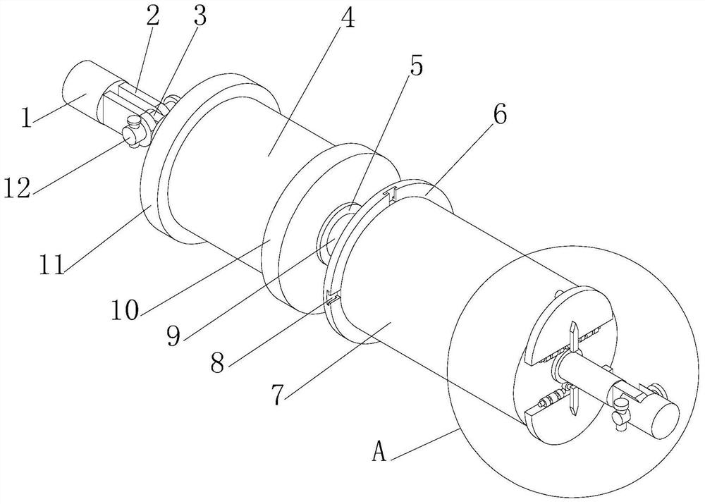 Silk thread winding roller for textile machinery