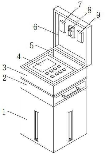 Soil heavy metal content detection device and detection method