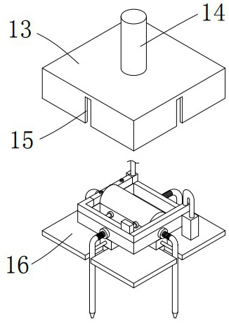 Soil heavy metal content detection device and detection method