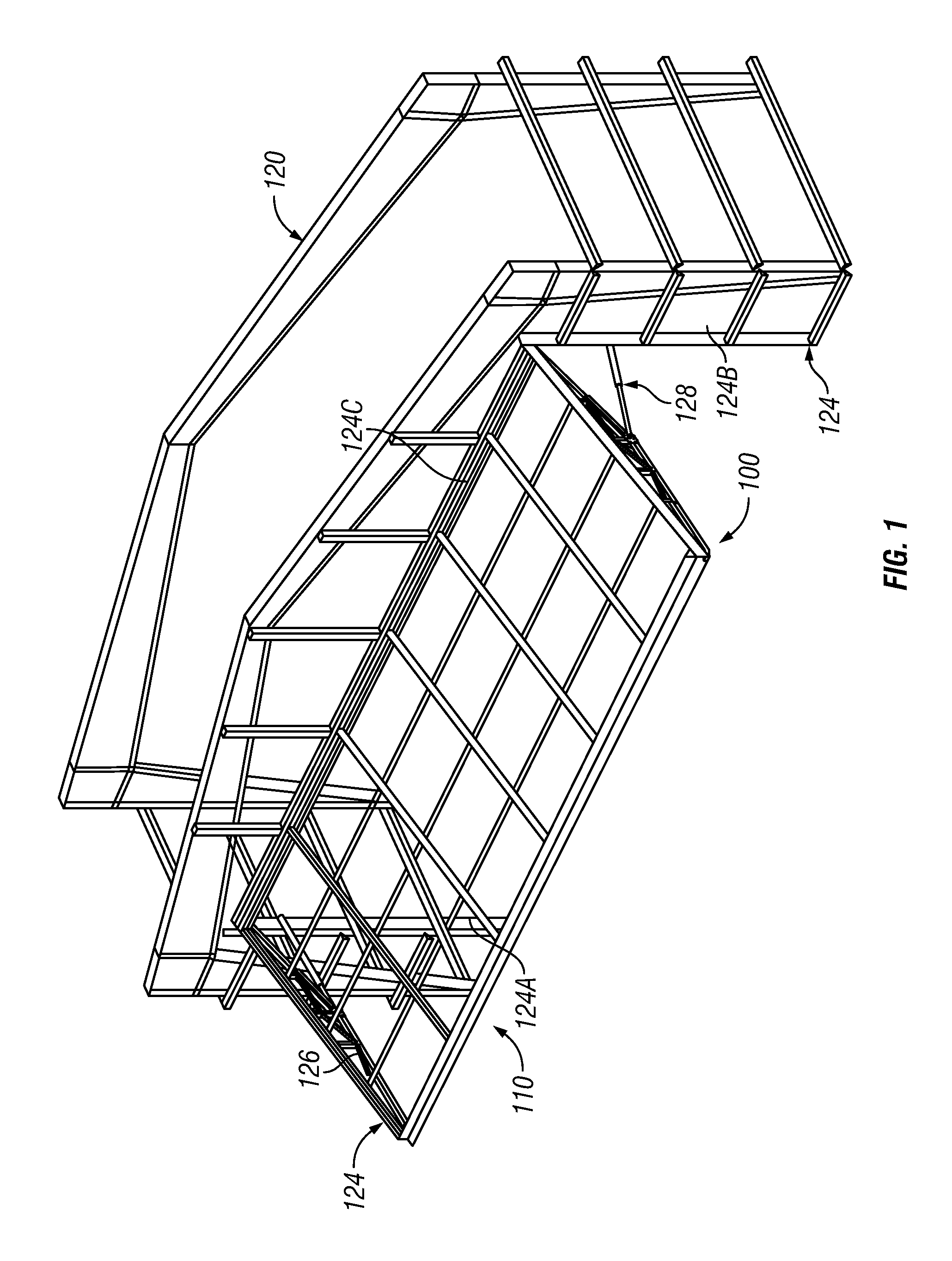 Support Truss for Hinged Overhead Door