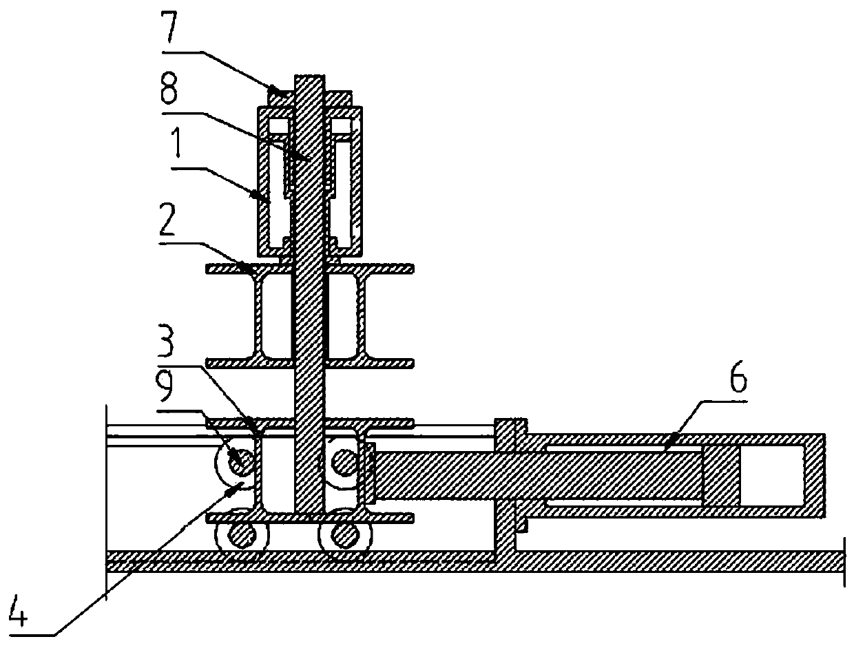 Full-automatic hydraulic conveying belt clamping and traction equipment