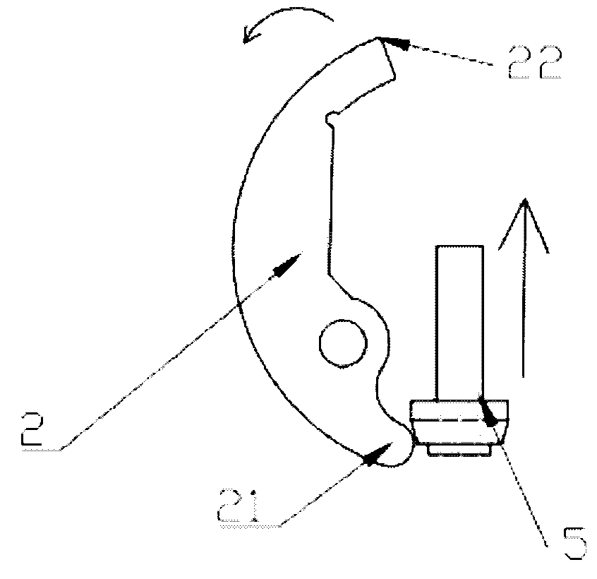 Special clamp for transmission piston die-casting part of rack