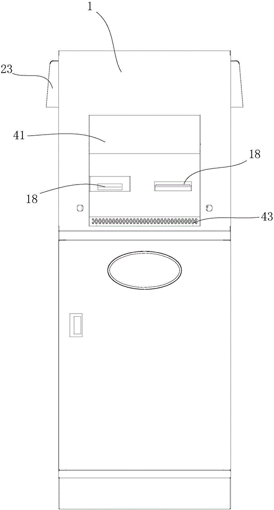 Outdoor printing equipment installation protection structure