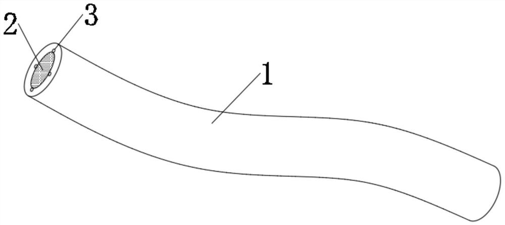 Stimulated self-bulging optical cable