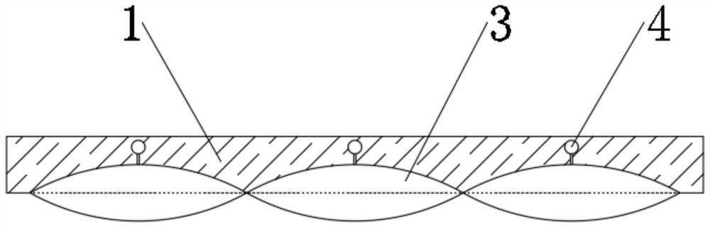 Stimulated self-bulging optical cable