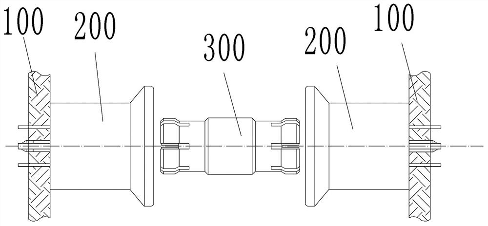 A kind of coaxial connector and connector assembly