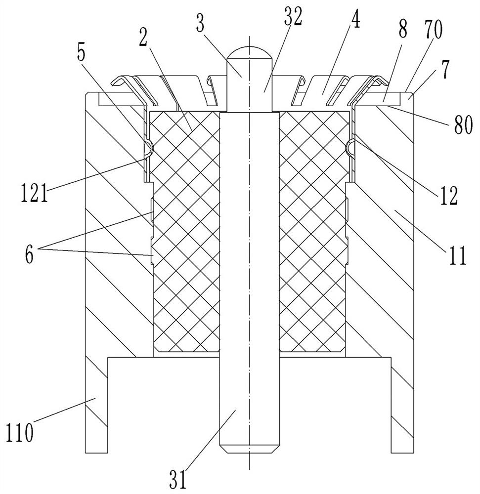 A kind of coaxial connector and connector assembly